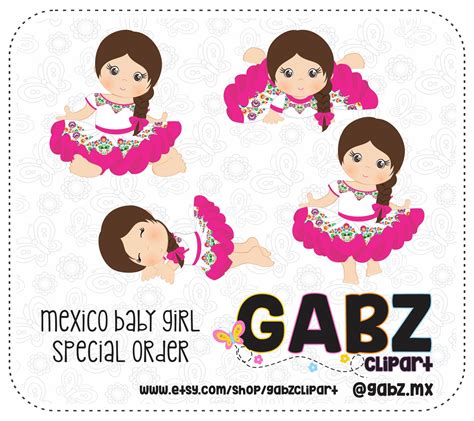 Mexico Baby Girl Mexican Folklore Clipart Aztec