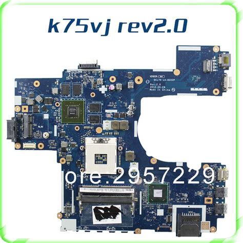 Free Shipping Motherboard For Asus K75vj Mainboard Rev 20 Gt635m Non