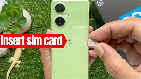 How To Insert Sim Card In Oneplus Nord Ce Lite G Youtube