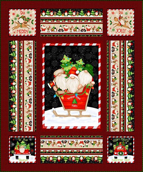 Free Quilt Pattern Christmas Timber Gnomes Equilter Blog