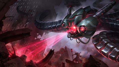 Velkoz Lol Splash Art 4k Hd Wallpaper Rare Gallery