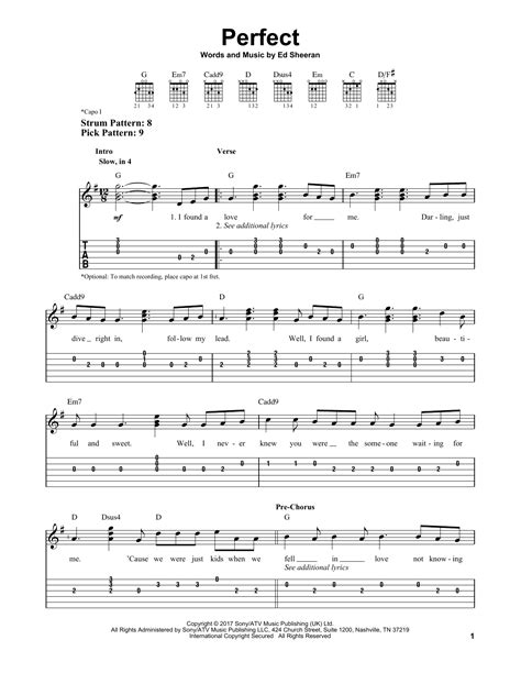 Download notes sheet music & chords lucid dreams is a brand new creation from this famous artist. Ed Sheeran Perfect Lyrics And Chords - etsy bild