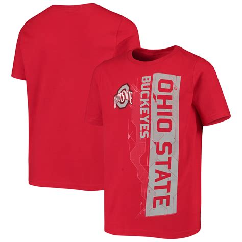 Youth Scarlet Ohio State Buckeyes Challenger T Shirt
