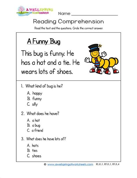 Short Stories With Questions And Answers For Grade 1 Printable Worksheet