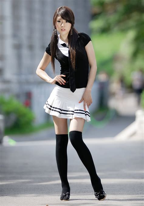 hot asian short skirt urbasm