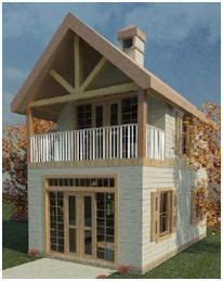 It is two stories which equate to 531 square feet of finished space. Free Two-Story Cabin Plans - Texas architect Dan O'Connell ...