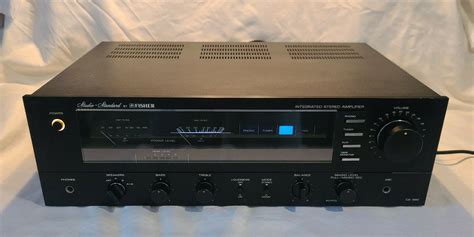 Fisher Ca 880 Studio Standard Integrated Stereo Amplifier For Parts Or