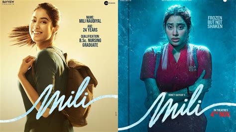 Mili First Look Janhvi Kapoor Shows Two Extremes Of Her Story In New