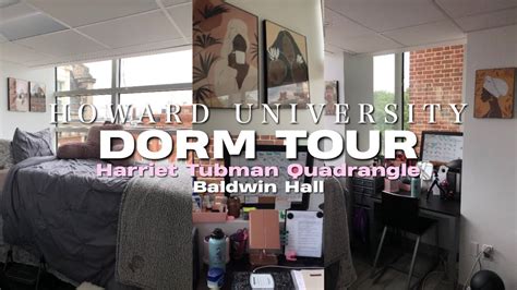 Howard University Dorm Tour Harriet Tubman Quadrangle Baldwin Hall