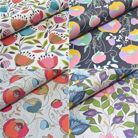 Fresh And Vibrant New Contemporary Italian Florals Wrapping Paper