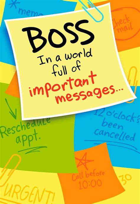 Boss Day Printable Cards For Free