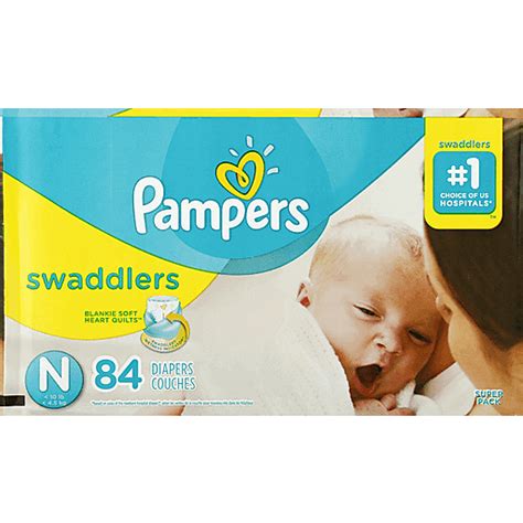 Pampers Swaddlers Newborn Diapers Size N 84 Count Diapers And Training Pants Edwards Food Giant