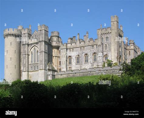 Arundel Castle Seat Of The Dukes Of Norfolk West Sussex 2 Stock
