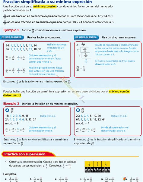 Fracciones Y Numeros Mixtos Ejercicios Resueltos De Primaria O BÁsico Pdf