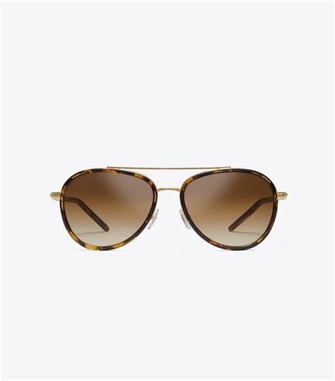 Eleanor Pilot Sunglasses Womens Accessories Sunglasses And Eyewear Tory Burch Uk