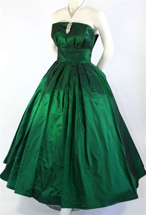 Christian Dior 1950s 1950s Party Dresses Strapless Dress Formal