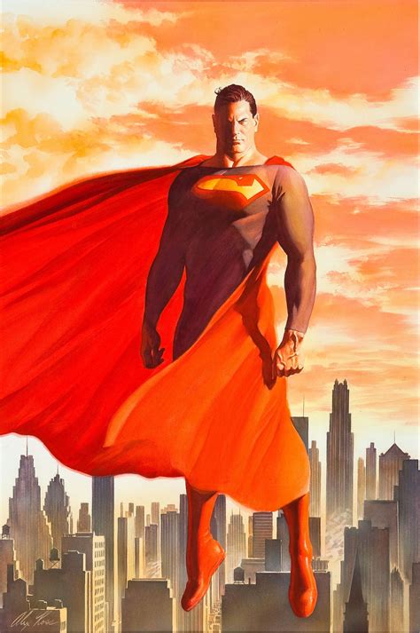 Alex Ross Art Part Hi Res Superman Comic Superman Art Alex Ross