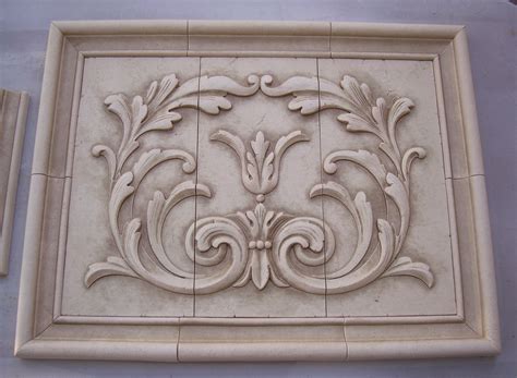 Large Hand Pressed Decorative Tiles By Andersen Ceramics Austin Tx