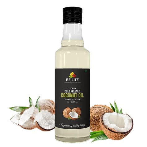 Be Lite® Cold Pressed Coconut Oil Virgin For Cooking Skin Hair