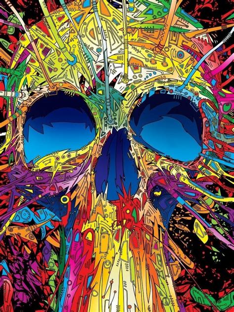Free Download Trippy Skull Wallpapers Top Trippy Skull Backgrounds