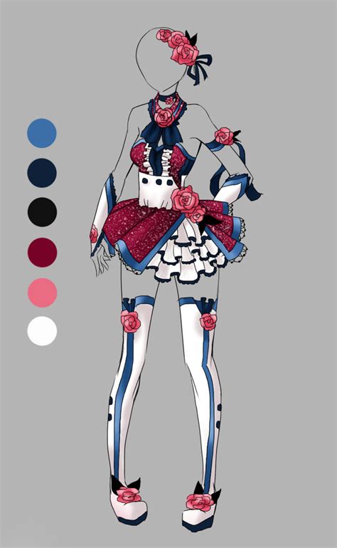 Custom Outfit 1 By Artemis Adopties On Deviantart Croquis De Robe