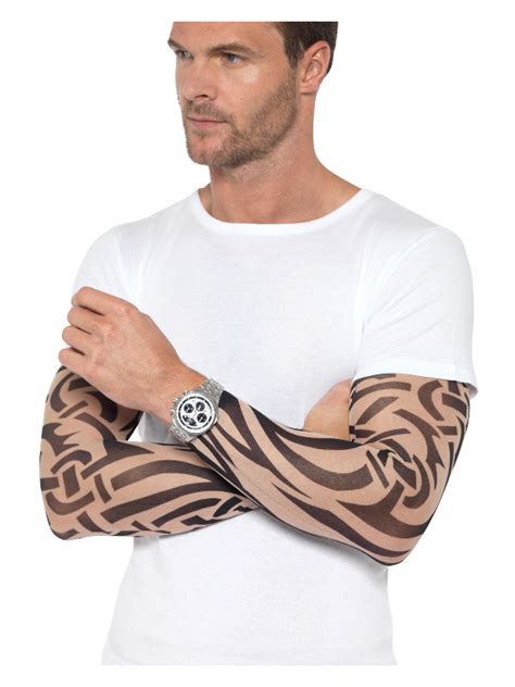 Tattoo Arm Sleeves 2Pk Nude Black R Anson And Son