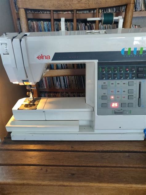 Please provide an email to which your pdf manual can be sent to. club computer Elna Sewing machine sold as is untested for ...