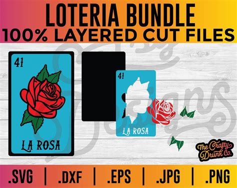 The Ultimate Loteria Svg Bundle 54 Layered Loteria Cards Thecraftydrunkco