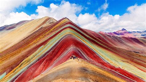 The Colorful Mountain In Peru Rainbow Mountain Youtube