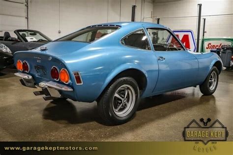 1973 Opel Gt Strato Blue Metallic Coupe 19l102hp 4 Cylinder 28137