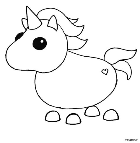 The evil unicorn was one of the four pets that players were able to obtain during the 2019 halloween event.it is classified as a legendary pet and was sold for 11.09.2020 · learn how to draw a cute, cool evil unicorn from roblox adopt me pet easy, step by step drawing lesson tutorial. Pet Adopt Me Coloring Pages - Anna Blog