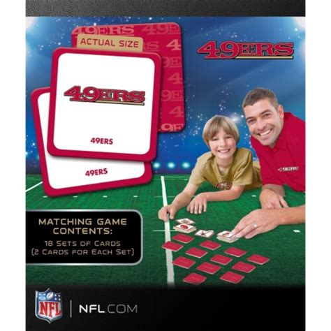 Masterpieces Sports Games San Francisco 49ers Nfl Matching Game