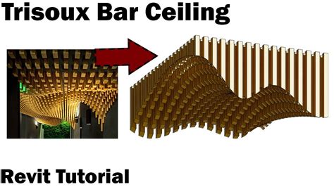 Revit Tutorial Trisoux Bar Ceiling Design Massing Youtube