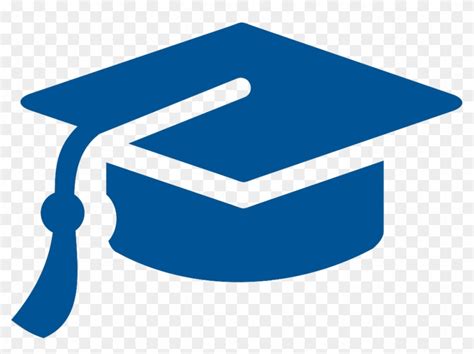 Educated Blue Graduation Cap Icon Png Transparent Png 981x688
