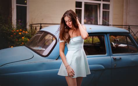 Model Girls Classic Cars Classic Cars Coolwallpapersme