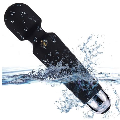 Cordless Waterproof Wand Massager - Black - Sacred Weapon