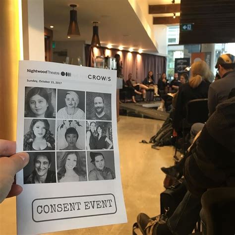 Siobhan Richardson On Twitter Things Are Getting Started At The Consentevent Crowstheatre