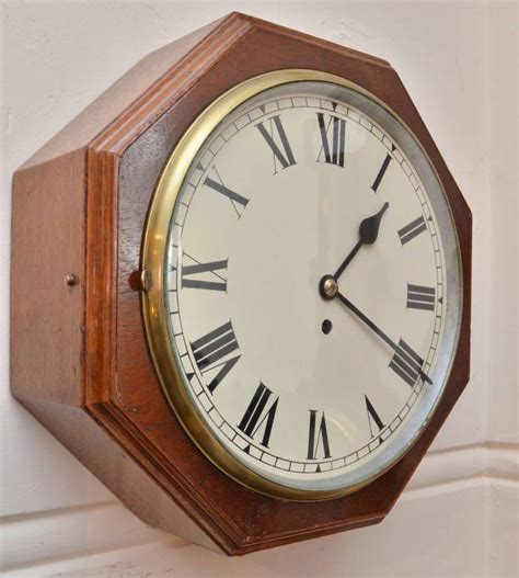 Octagonal Fusee English Eight Day Wall Clock Wall Clocks Hemswell