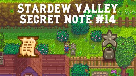 Secret Note 14 Stardew Valley 13 Youtube
