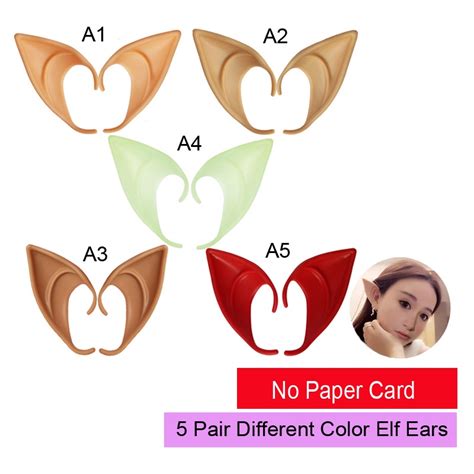 Elf Ears Halloween Costume Fairy Cosplay Accessories False Ears Props 1