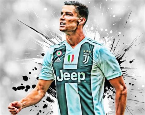 Cristiano Ronaldo Soccer Paint By Numbers Num Paint Kit