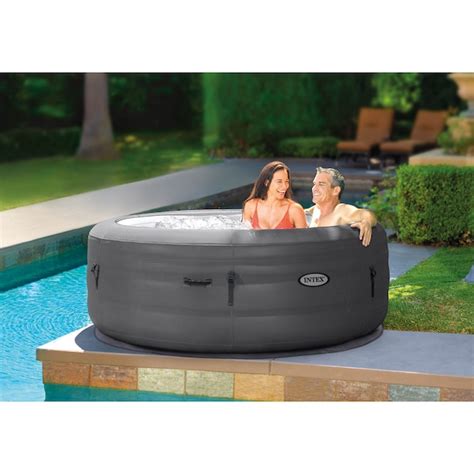 Intex 4 Person Inflatable Round Hot Tub In The Hot Tubs And Spas Department At