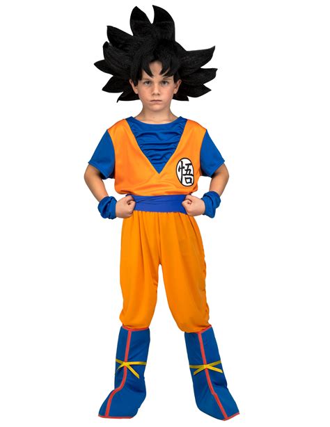 Disfraz Con Peluca Goku Dragon Ball™ Niño En Caja Disfraces Niñosy