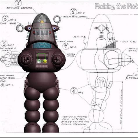Robby The Robot 3d Render Renderhub Gallery