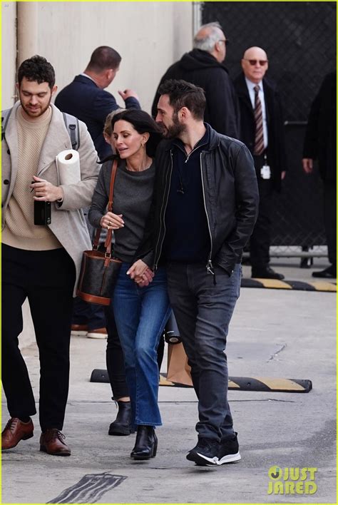 Courteney Cox Longtime Love Johnny McDaid Hold Hands While Arriving