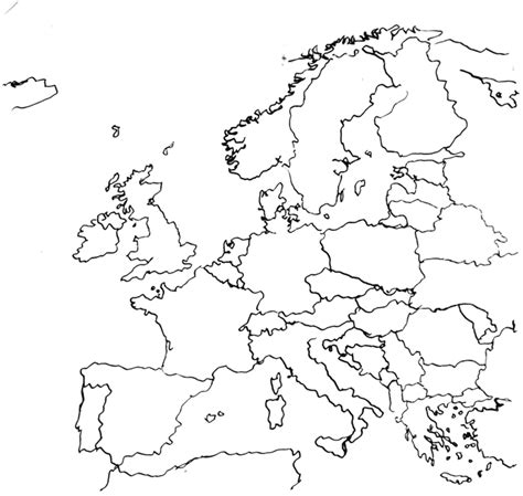 Map Of Europe Fill In Download Them And Print
