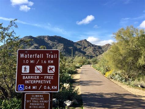 Waterfall Trail 18 Miles In Waddell Az At White Tank Mountain