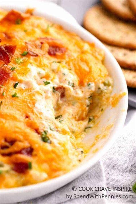 Hot Bacon Cheddar Dip Spend With Pennies