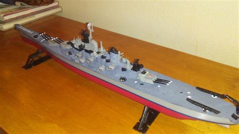 Uss Missouri Battleship Plastic Model Military Ship Kit 1535