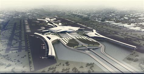An Artists Rendering Of The New Airport